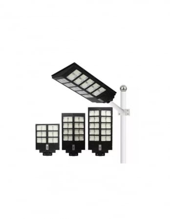 Lampa Solara Stradala 600W/800W/1000W cu Telecomanda, Senzor de miscare si Suport Metalic INCLUS [5]