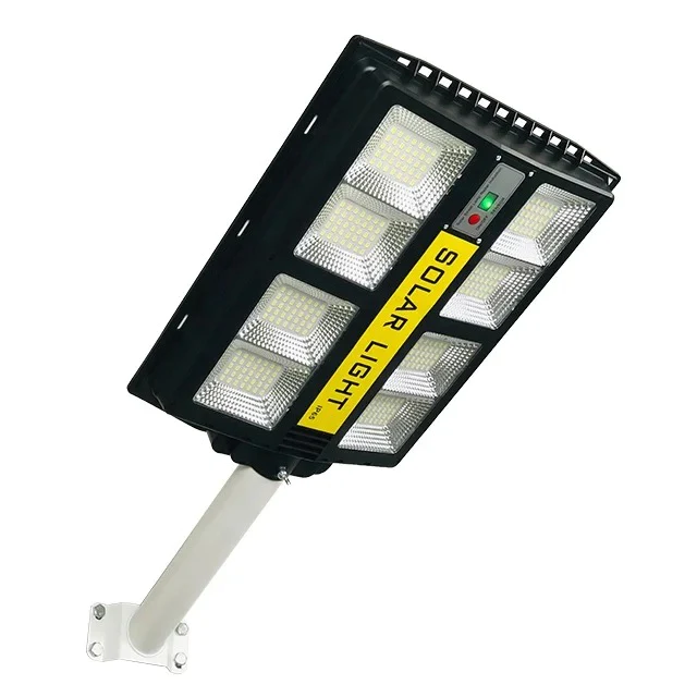 LAMPI SOLARE - Lampa Stradala LED cu Panou Solar 300W, Telecomanda, IP65