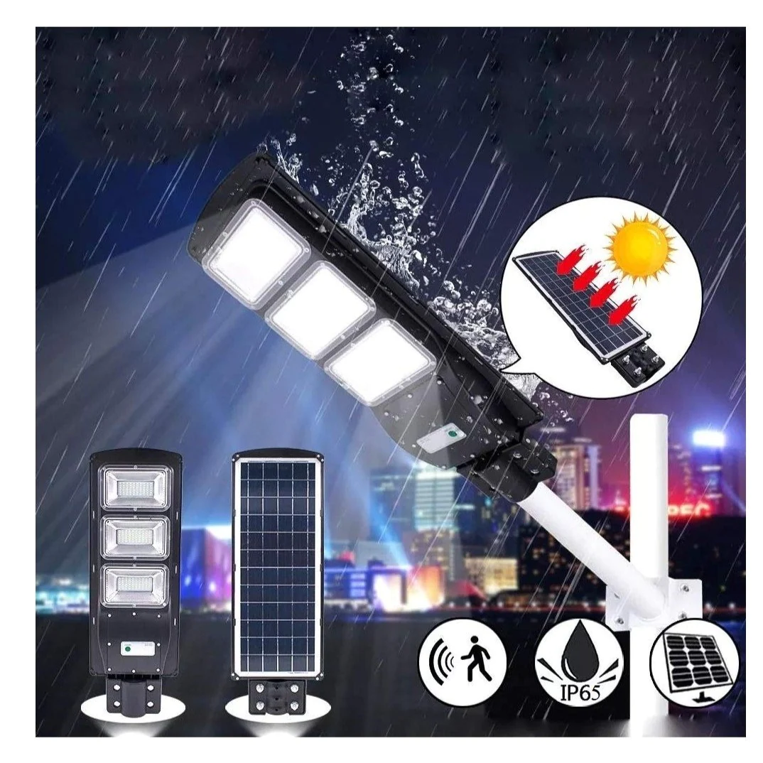 Lampa Stradala proiector Solar 200W cu Telecomanda si suport metalic [2]