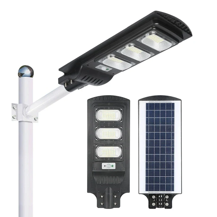Lampa Stradala proiector Solar 200W cu Telecomanda si suport metalic [8]