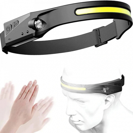 PRET MAXIM 49.99 LEI - Lanterna de cap Led cu Senzor de miscare