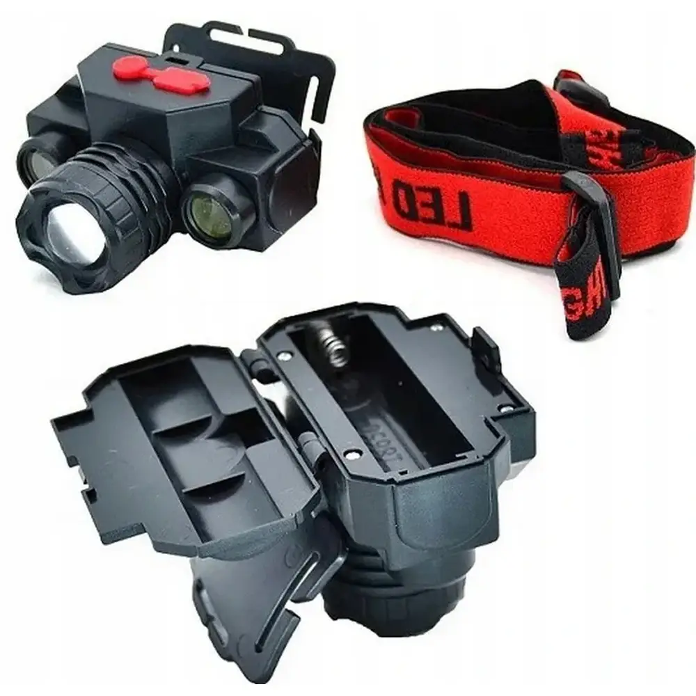 Lanterna frontala de cap cu 3 LED-uri KX-1805, 180 lumeni [6]
