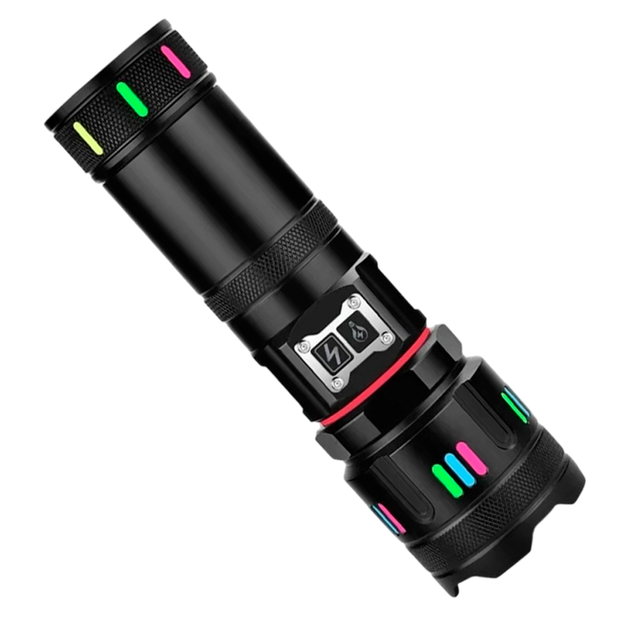 Lanterna puternica 3000M, Functie Baterie Externa, Acumulator 9000 mAh, Incarcare Type-C, Zoom, Lampa de Veghe Incorporata, G37Y [3]