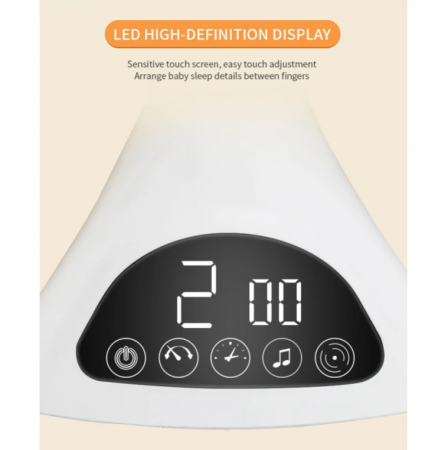 Leagan Balansoar Electric pentru bebe/copii, 5 moduri de unghi de balansare, 2 jucarii cu velcro, suport maxim 9 kg, Control Telecomanda si Telefon [5]