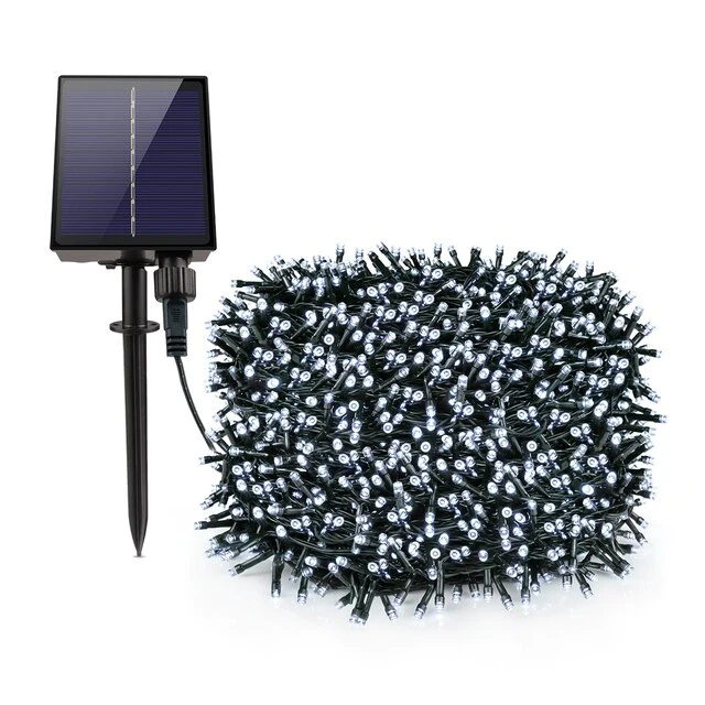 DECORATIUNI CRACIUN - Lumini Led pentru Craciun cu Incarcare Solara pentru Exterior, Multicolor, Alb rece, Alb cald, Albastru