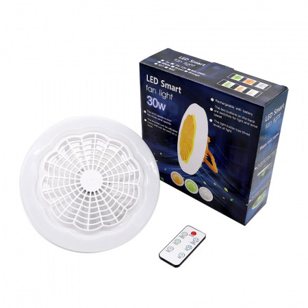 Lustra si ventilator pentru tavan 2 in 1, 30W [1]