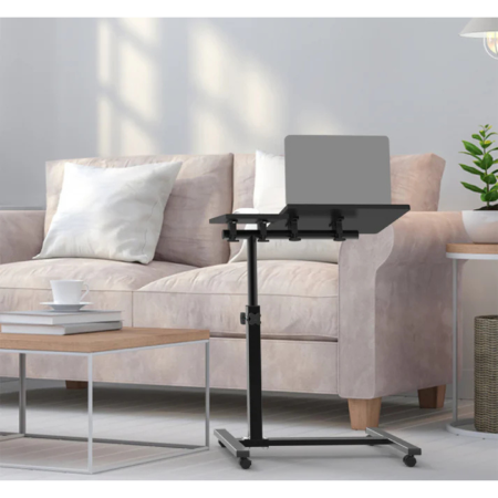 Masa pentru Laptop, Reglabila pe Inaltime si Inclinare, Cadru Metalic, Ideala pentru Pat, Canapea, Birou [5]