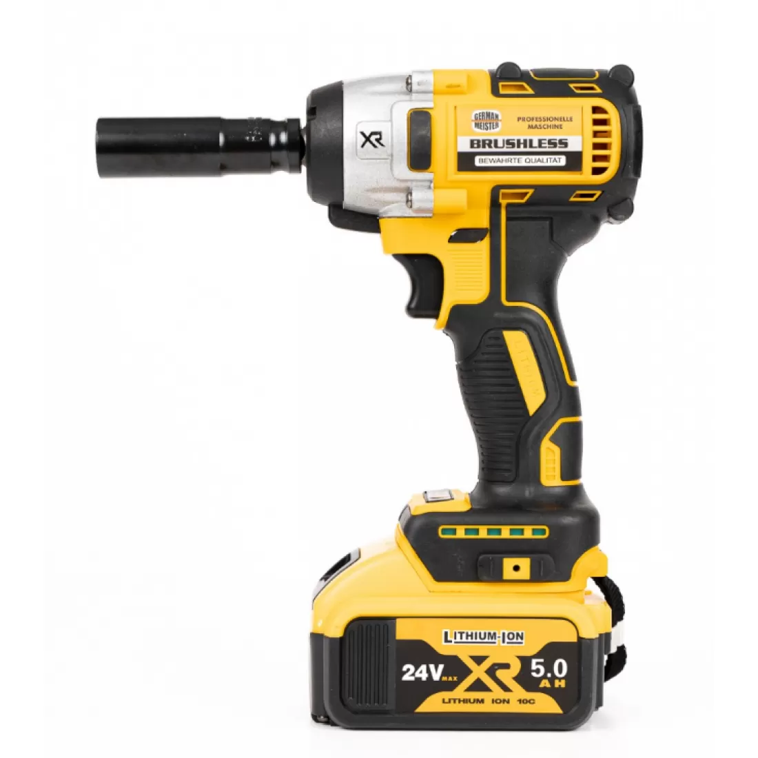 Masina de impact si insurubat 2 in 1 German Meister, 24V, 5Ah, 2 acumulatori, 2 tubulare [2]