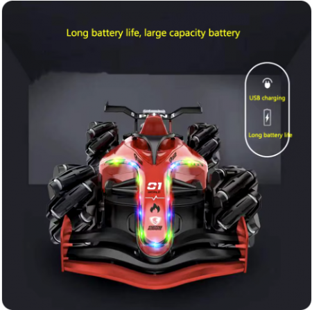 Masina de Jucarie cu Telecomanda F1 Din Plastic Andowl Q RC88 si spray abur [3]