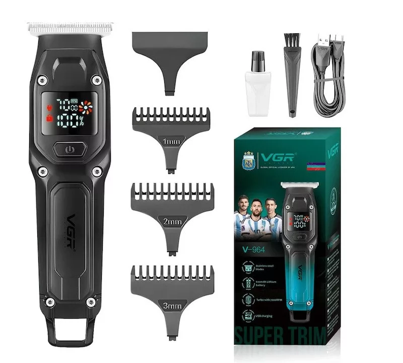 TOATE PRODUSELE - Masina de Tuns Contur VGR V964, Acumulator incorporat, afisaj LED, Profesionala