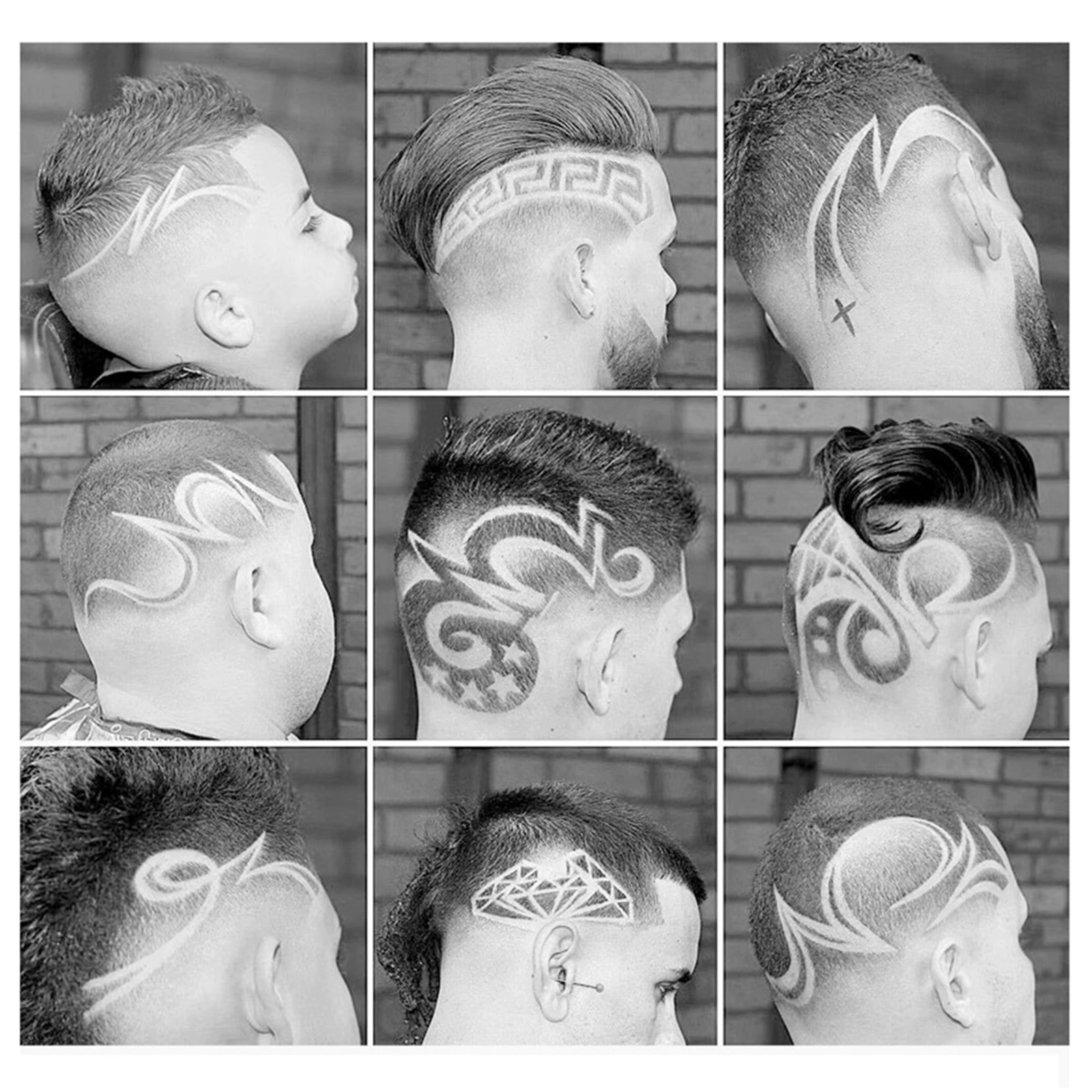 Masina de Tuns pentru Par si Barba, Incarcare USB, Autonomie 120 min, 3 adaptoare [2]