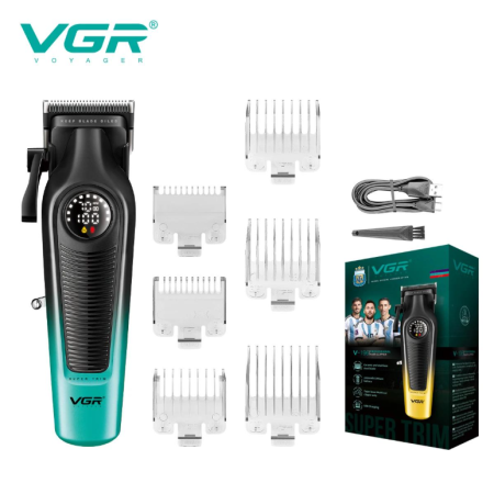 Masina de Tuns VGR, Motor 7000 RPM, Lama cu Finisaj DLC, Display LED, Autonomie 200 Minute, Incarcare USB, V-196 [6]