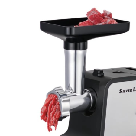 Masina Electrica de Tocat Carne, Putere 1000W, Functie Reverse, Accesorii Carnati si Kebbe, Silver Love [10]