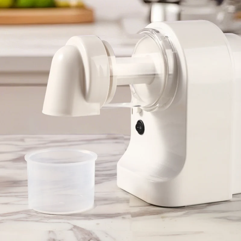 Masina Electrica pentru Gheata Rasa USB 20W – Aparat Zdrobit Gheata cu Lame din Otel Inoxidabil, Set cu 2 Cupe si Tava Colectare [4]