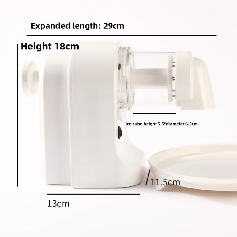 Masina Electrica pentru Gheata Rasa USB 20W – Aparat Zdrobit Gheata cu Lame din Otel Inoxidabil, Set cu 2 Cupe si Tava Colectare [7]