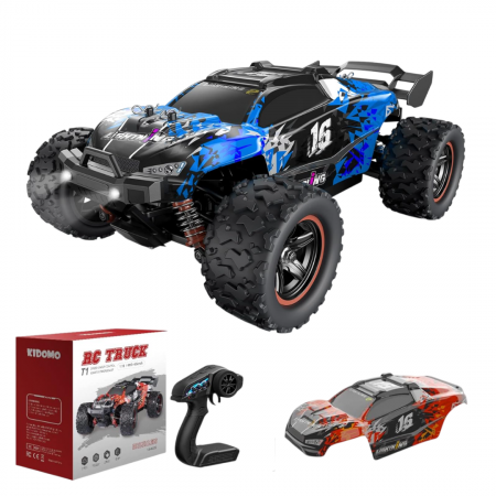 TOATE PRODUSELE - Masinuta cu Telecomanda 2WD, de Off-Road, Lumini, Scara 1:14, cu baterii AA