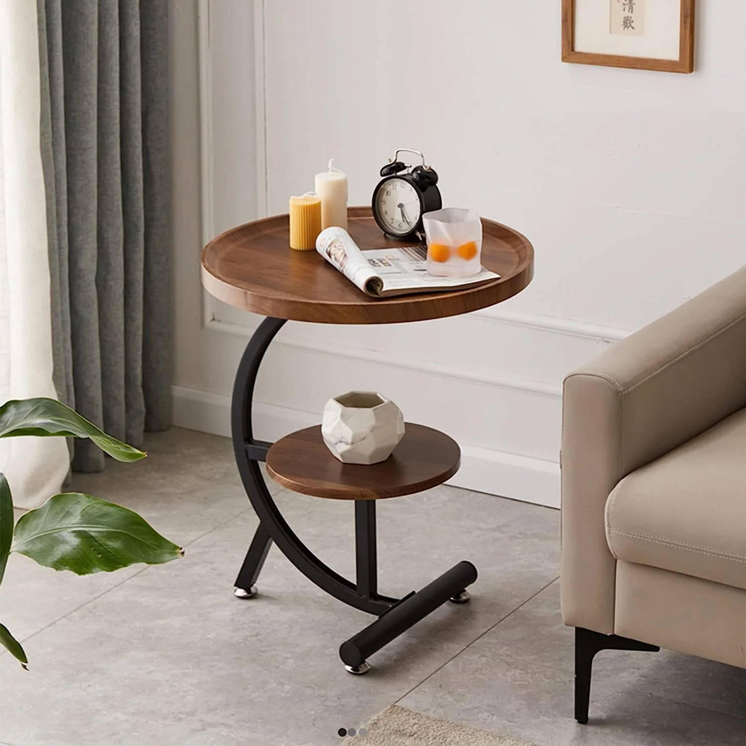 TOATE PRODUSELE - Masuta de cafea pentru living, design nordic, elegant, 62x40cm
