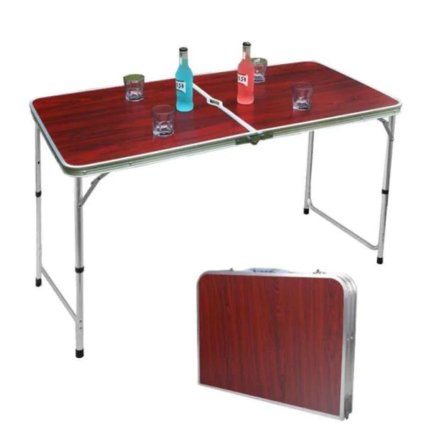 Masuta pliabila din aluminiu 120x60 / 70x50 cm, pentru camping, picnic, pescuit [2]
