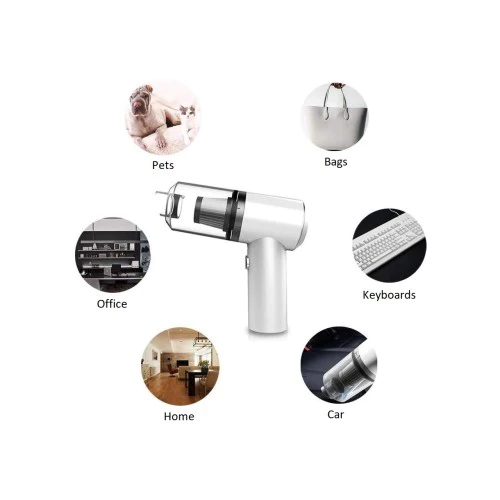 Mini aspirator portabil 2 in 1 fara fir cu incarcare prin USB [6]