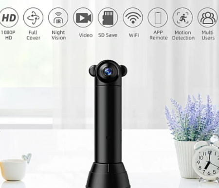 Mini camera supraveghere Andowl Q-SX82, 4K Wifi, Rotativa [7]