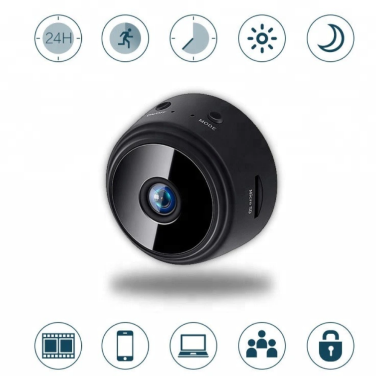 Mini Camera Supraveghere, WiFi, 1080p, Full HD, Suport magnetic [5]