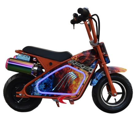 Mini Motocicleta pentru copii, electrica, 350W, Lumini si Difuzor, max 20 km/h [7]