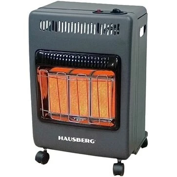 TOATE PRODUSELE - Mini Soba pe gaz GPL Hausberg HB-1023, aprindere piezo-electrica, 3 placi de incalzire ceramic putere totala 4.2kW, sistem de oprire automata a gazului