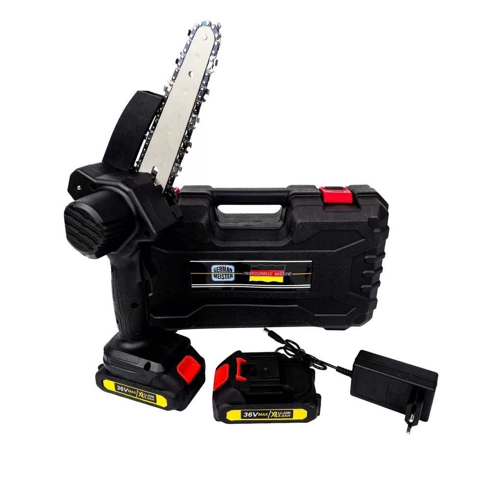 TOATE PRODUSELE - MiniDrujba German Meister cu 2 Acumulatori 36V 5Ah, Lama 15 cm