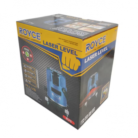 Nivela laser cu 5 linii, rotativa, 360°, 10 metri arie de acoperire RLL-V5 ROYCE [2]