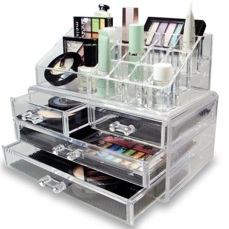 CADOURI FEMEI - Organizator cosmetice cu 16 spatii pentru depozitare