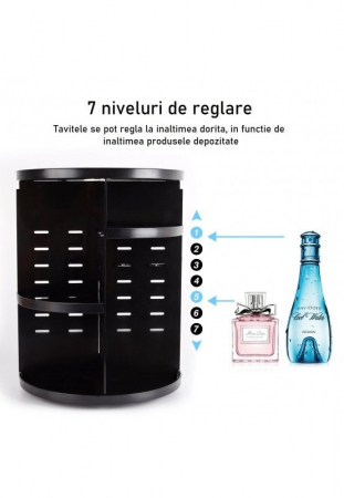 Organizator Cosmetice rotativ, depozitare obiecte, pentru baie sau bucatarie [2]