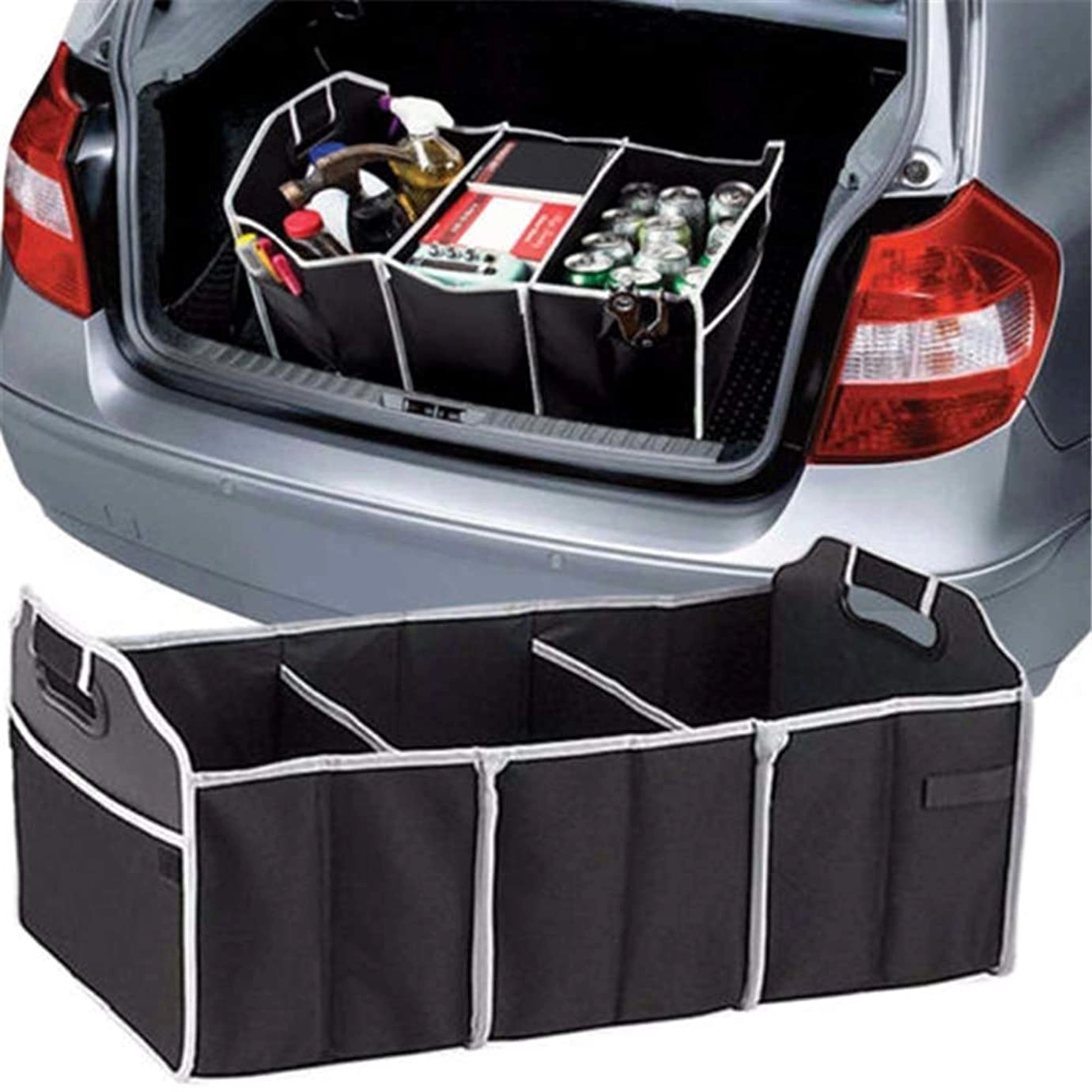 TOATE PRODUSELE - Organizator pentru portbagaj auto cu 3 compartimente