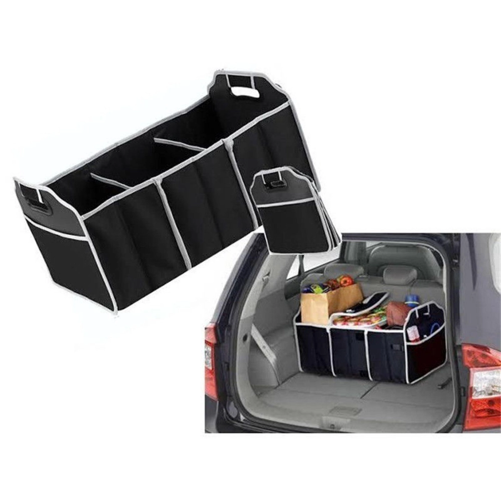 Organizator pentru portbagaj auto cu 3 compartimente [2]