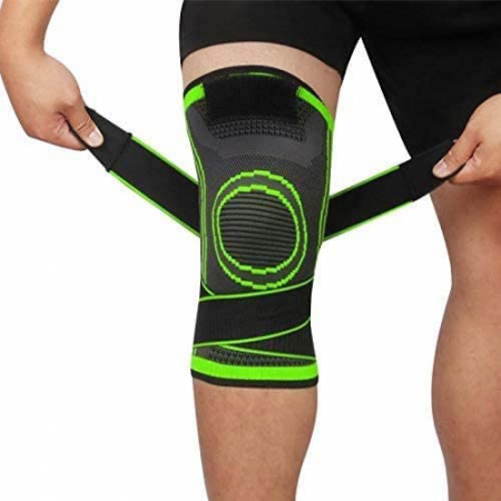 PRET MAXIM 49.99 LEI - Set 2 Genunchiere elastice pentru artrită, genunchiere cu curele de compresie, reglabile