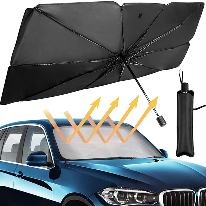 Parasolar Auto Tip Umbrela pentru Parbriz masina 134 x 80 cm [1]