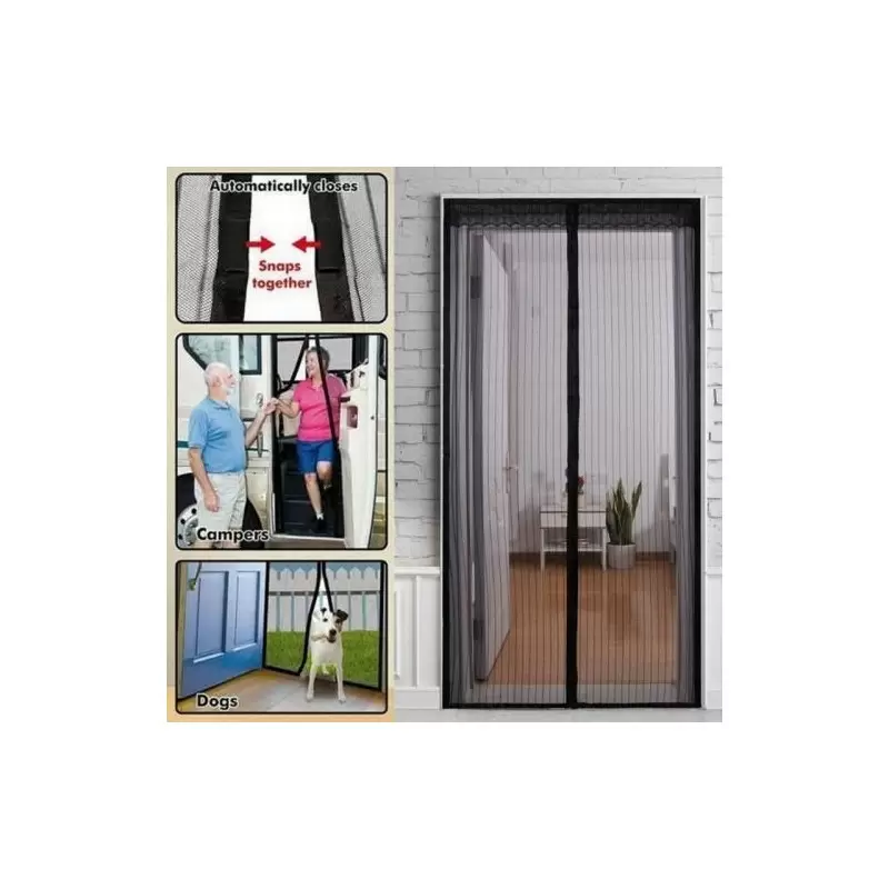 Plasa Anti Insecte pentru usa, Perdea Cu Magneti, dimensiune 210 x 100 cm [1]