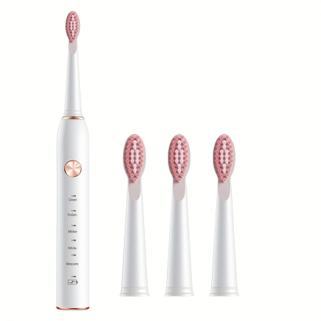 Periuta de Dinti Electrica Smart, 3 capete incluse, 5 Moduri de actiune, Incarcare USB [12]