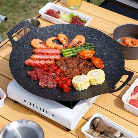 TOATE PRODUSELE - Plita rotunda coreeana pentru gratar 30 cm
