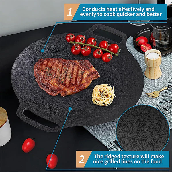Plita rotunda coreeana pentru gratar 30 cm [2]