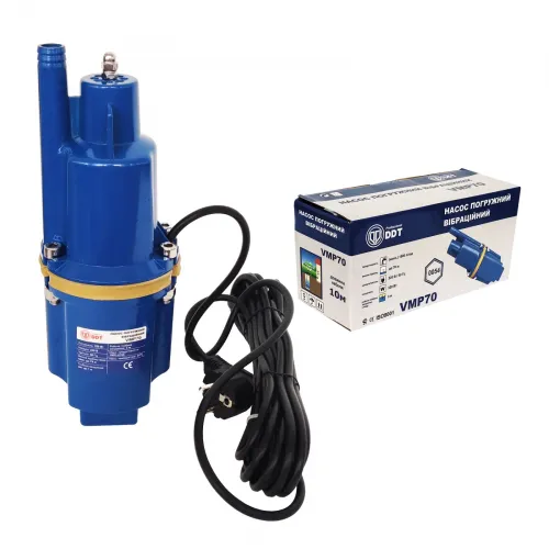 TOATE PRODUSELE - Pompa apa submersibila pe vibratie DDT VMP 70, 320 W, 1500 L/H, Adancime aspiratie 4/70 Metri