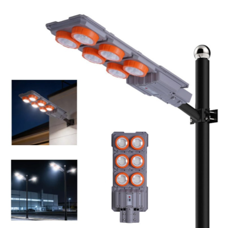 Proiector Solar LED Exterior cu Senzor, 400W / 600W, Lampa Solara Puternica pentru Curte, Gradina, Alei, Iluminat Exterior IP65 [0]