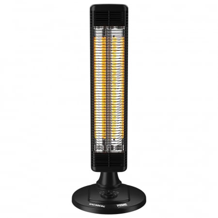 Radiator electric, 1000W, 2 trepte incalzire, tub din fibra de carbon, protectie IP24, termostat mecanic, carcasa din metal, Hausberg HB-8565 [5]