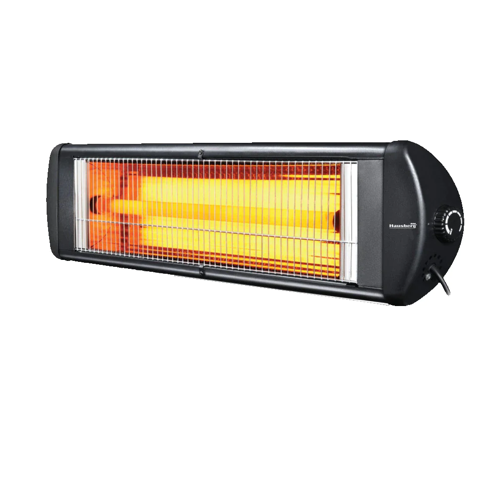 TOATE PRODUSELE - Radiator infrarosu Hausberg HB-8550, 2500 W, IP20, termostat reglabil, montabil pe perete, corp din metal