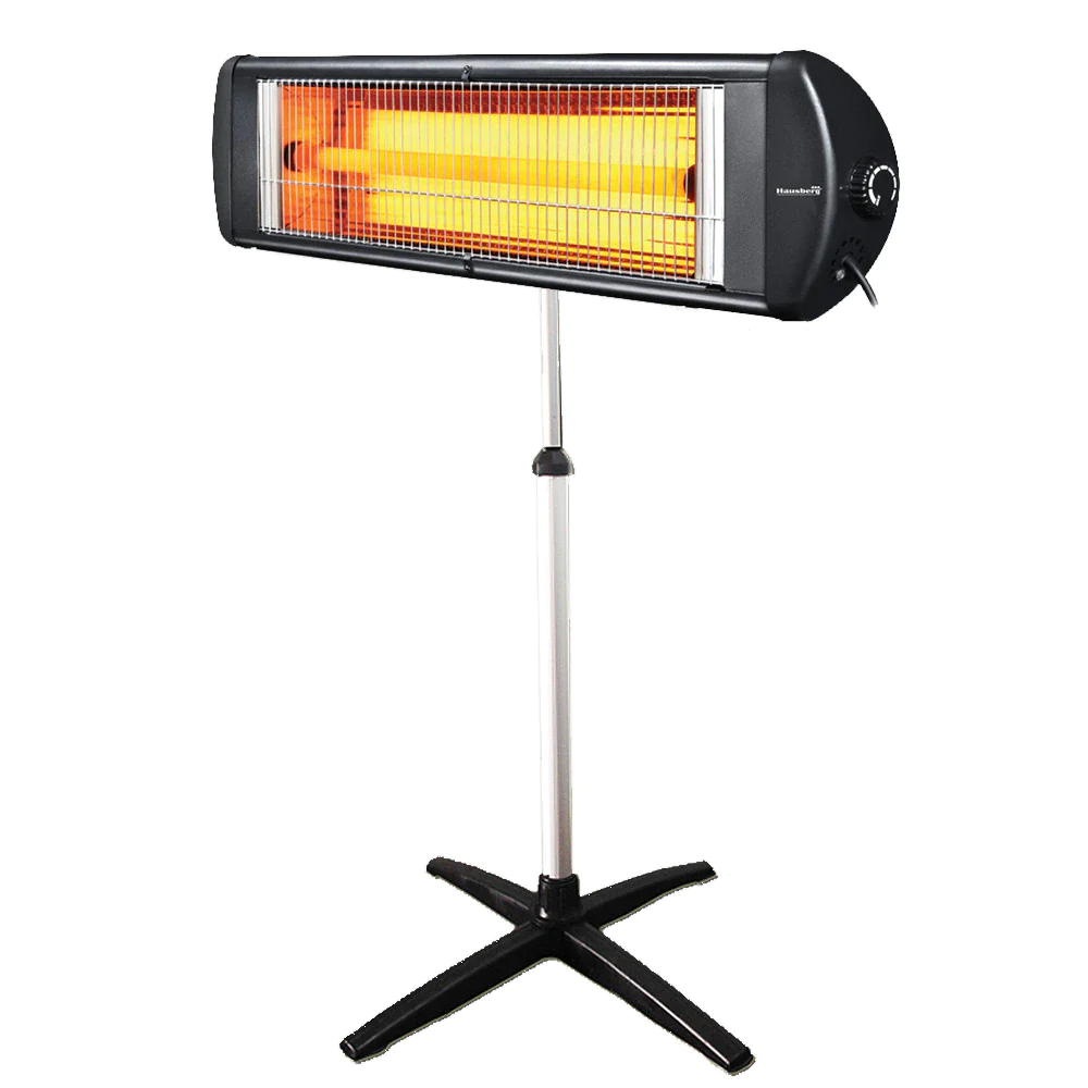 TOATE PRODUSELE - Radiator infrarosu Hausberg HB-8550, 2500 W, IP20, termostat reglabil, montabil pe perete, corp din metal