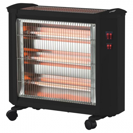 TOATE PRODUSELE - Radiator quartz Hausberg HB-8800, 1600 W, 4 tuburi quartz, 4 trepte putere, termostat reglabil