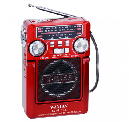 ELECTRONICE & GADGET - Radio audio portabil cu Incarcare solara si USB, Rotosonic XB821, Bluetooth, Lanterna, AM/FM/SW