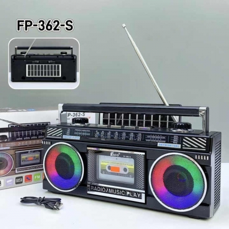 Radio FM/AM/SW Retro Vintage, Incarcare Solara, Bluetooth, Design Clasic, Tehnologie Moderna, P-363-S [3]