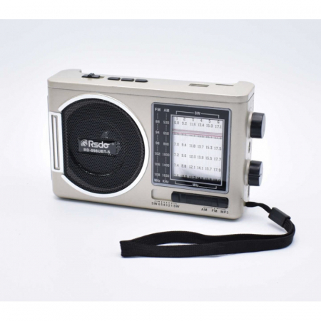 Radio FM portabil cu Incarcare solara, Bluetooth, Lanterna, Radio 8 Benzi, Usb, Slot de Card TF, Panou Solar, Rsdo RD-098UBT [6]