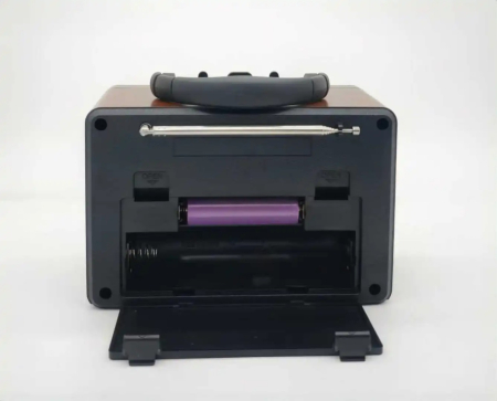 Radio Portabil FM/AM/SW cu Bluetooth, Lumini RGB, MP3 USB/TF, Baterie Reincarcabila 1200mAh, YG-7052 [2]