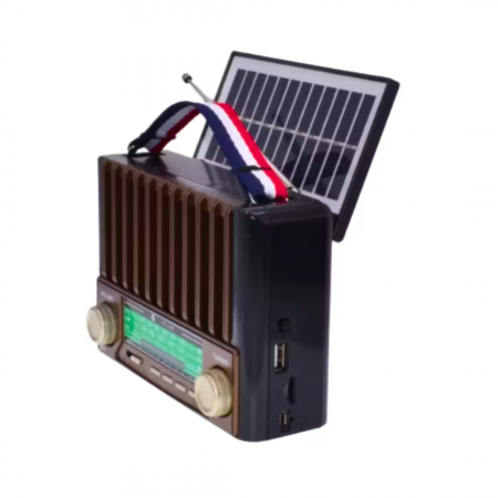Radio portabil Solar cu Acumulator, Lanterna, AM/FM/SW, Bluetooth, pentru Calamitati Naturale, Cutremure, Furtuni, MP3 Player, USB [4]